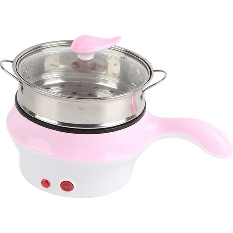 Poêle électrique multifonction mini portable 2 vitesses pour cuire riz et friture, adapté au dortoir étudiant (220V AU). (1/5)