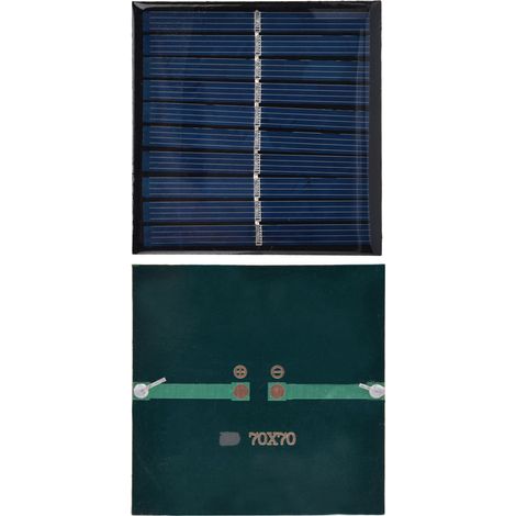 Mini-Solarpaneele für unterwegs mit flexiblen, epoxidverkapselten Zellen, zum Selbstbau, 0,7 W, 5 V, 0–140 mA (1/5)
