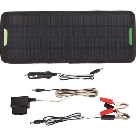 Chargeur de batterie de voiture à panneau solaire 10W 12V, Kit étanche à la pluie de 10 watts, OBD