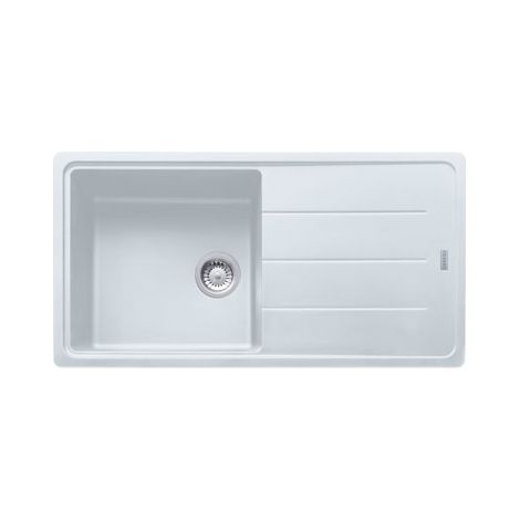 Franke Boston BFG 611-97. Colore del prodotto: Bianco, Numero di vasche per lavello: 1 ciotole, Dimensioni prima vasca (LxL): 450 x 420 mm. Larghezza: 970 mm, Profondità: 500 mm, Lar... - 114.0276.119 (1/2)