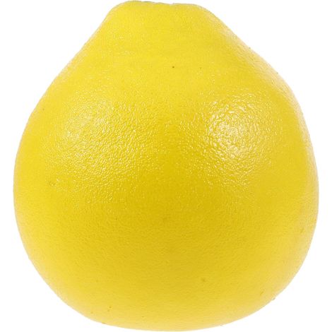 Modèle de Pamplemousse en Écume Jaune Réaliste pour Décorations de Vitrines et Boutiques, Ornement Décoratif Sûr et Simulation Vivante pour Expositions (1/5)