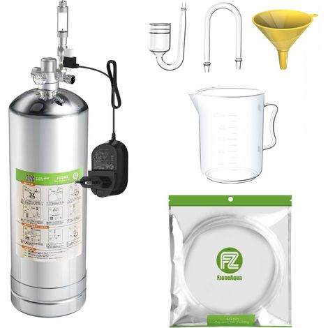 générateur de CO2 d’Aquarium Kit de réacteur de système 4L avec Le régulateur et la Valve d’Aiguille pour réservoirs de centrales d’Aquarium (1/5)
