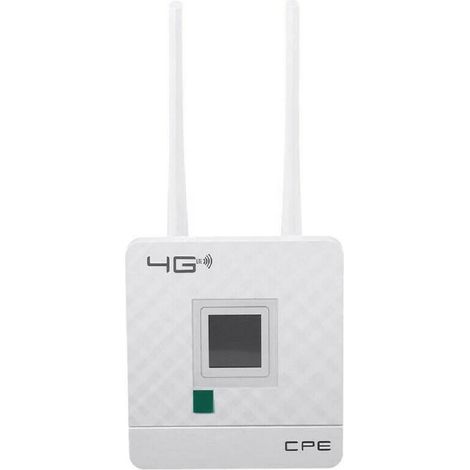 Trade Shop - Modem Router Per Sim 4g Lte Wifi Hotspot Doppia Antenna Porta Lan Universale Cpe - (1/5)