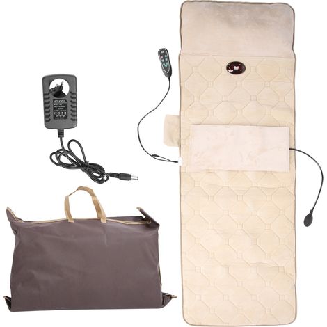 Tapis de massage corporel multifonction pour maison, matelas de massage cou et épaules, 100-240V (prise UE) (1/5)