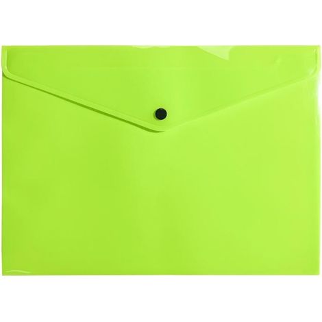 A4 PP neongelber Briefumschlagordner