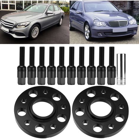 Mercedes-Benz 20-mm-Spurverbreiterungssatz (07704-20(2)) (Schaumstoffpolsterung für späteren Versand) Schwarz (1/5)