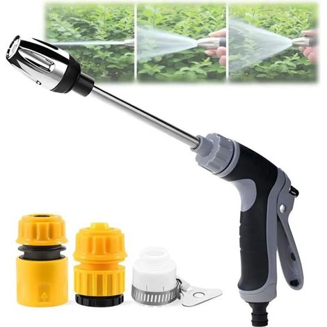 Pistolet haute pression WaterBlitz, nettoyeur haute pression portable avec 3 modes de jet et rotation à 360° (1/5)