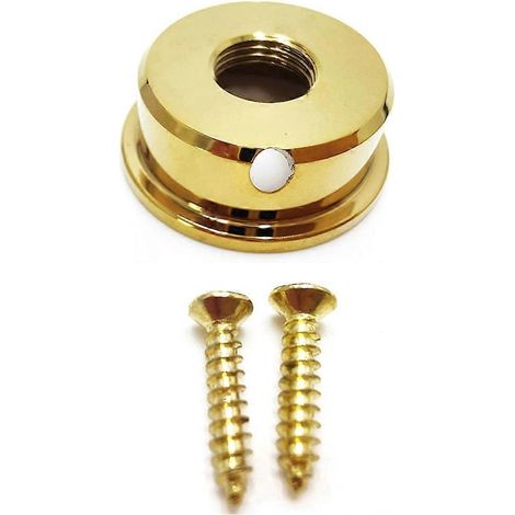 Prise jack de sortie audio ronde TL pour guitare électrique, plaquée or. (1/5)