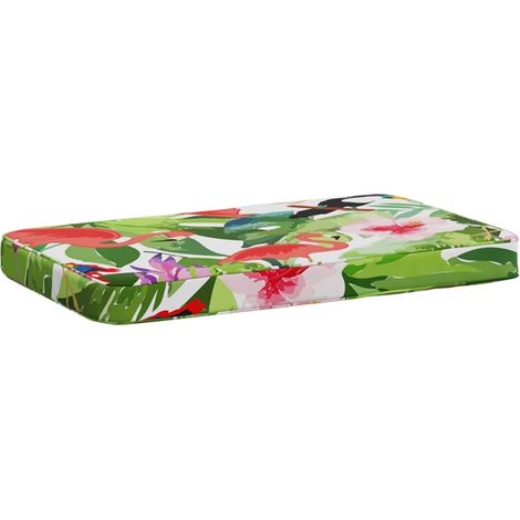 1-Piece Bench Cushion VUGHT 100% Polyester Multicolour vidaXL