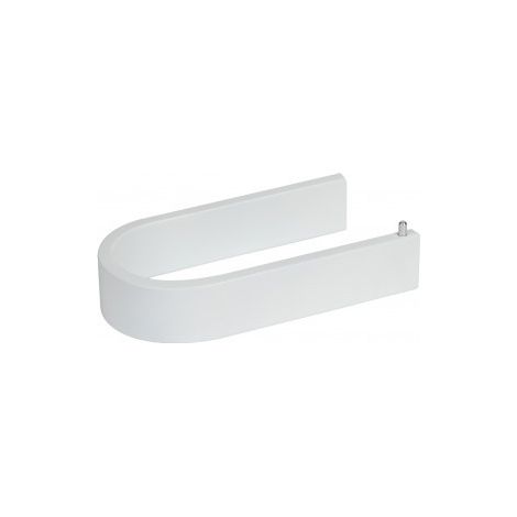 Porte-rouleaux wc MATERIA en aluminium brillant éloxé blanc - L14,8 x l7,6 x h3 cm - avec adhésif 3M - Koh-I-Noor (1/2)