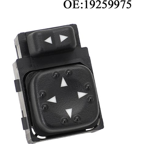 [Spiegelschalter] 9-poliger elektrischer ABS-Einstellschalter für Chevrolet Silverado/Suburban/Tahoe/Avalanche/GMC Sierra/Yukon/Cadillac Escalade (2000–2002) – Kompatibel mit OEM-Teilen 15045085, 1925
