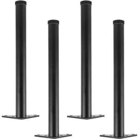 Pieds de meubles triangulaires en alliage d'aluminium, compatibles avec le remplacement de meubles, ensemble de 4 pieds de canapé. (1/5)