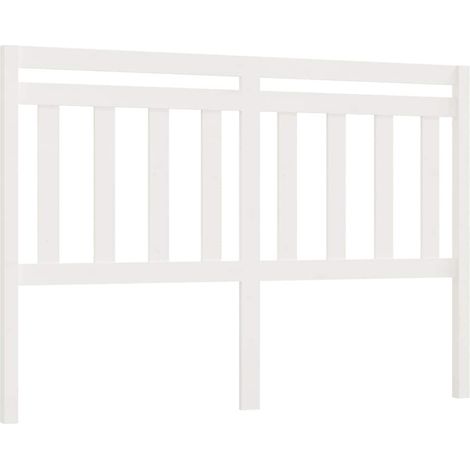 Maison Exclusive - Cabecero de cama madera maciza de pino blanco (1/5)