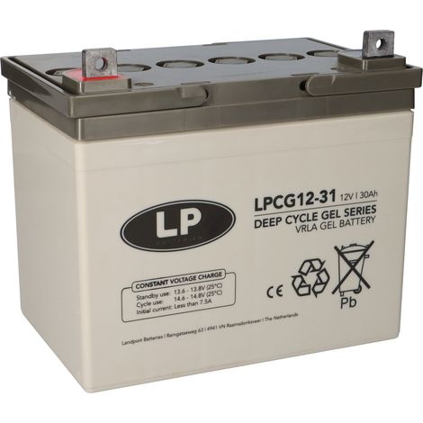 Landport LPCG12-31 VRLA GEL Akku 12V 30Ah wartungsfrei (1/5)