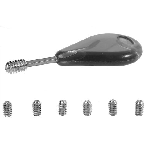 Chiave per pinna da surf – FCS – 5 cm – con 6 viti di fissaggio – accessorio di ricambio