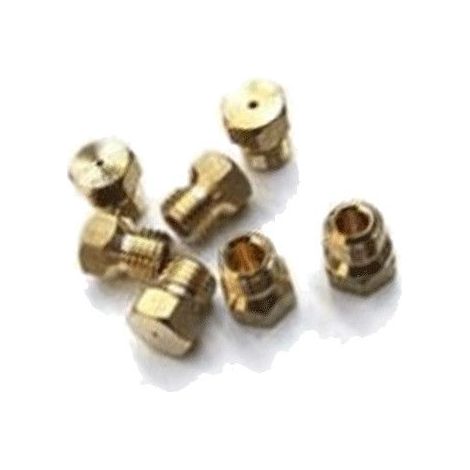 Jeu d'injecteurs gaz butane propane d'origine (C00090735, 482000027841) Plaque de cuisson INDESIT, SCHOLTES, ARISTON HOTPOINT (1/4)