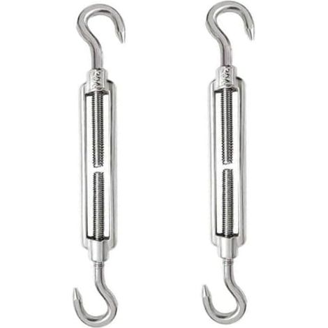 Turnbuckle tensioner, wire tensioner hook and hook, cable tensioner, stainless steel tensioner, M6 stainless steel cable tensioner, tensioner cable stainless steel, tensioner M6, M6 rigidor, M6 stainl (1/5)