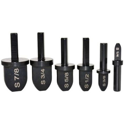 Lot d'outils avec embouts de perage + extension de tubes en cuivre pour visseuse ou perceuse, set de forets pour outil presser, 6 pices (1/5)