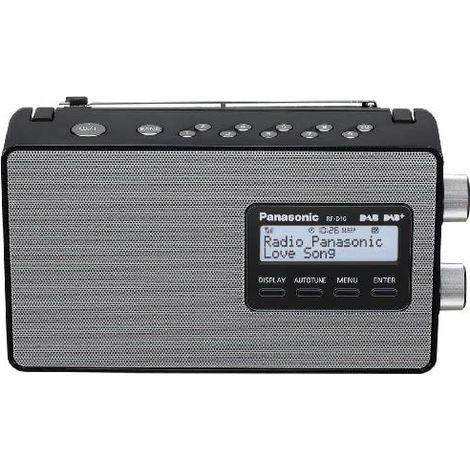 Panasonic RF-D10 Persönlich Digital Schwarz