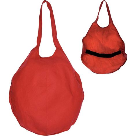 Cuscino per la pancia di Babbo Natale - Pancia finta regolabile - Costume di gravidanza realistico per adulti, commedie, feste, Halloween, Natale (1/5)