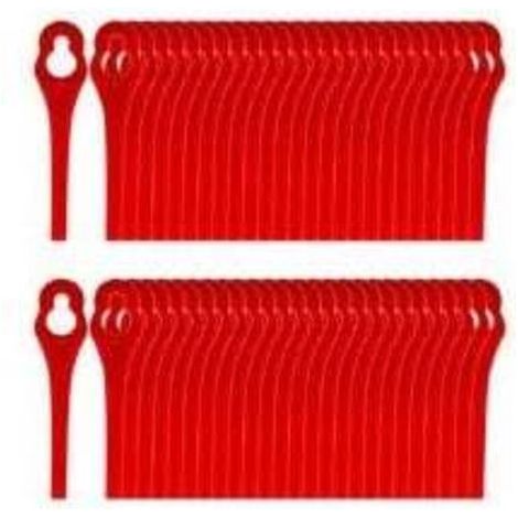 Lames coupe-bordures lot de 100 plastique pour débroussailleuse (1/4)