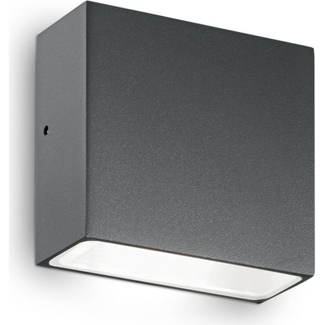 Applique Moderna Tetris-1 Alluminio Antracite 1 Luce G9 (1/2)