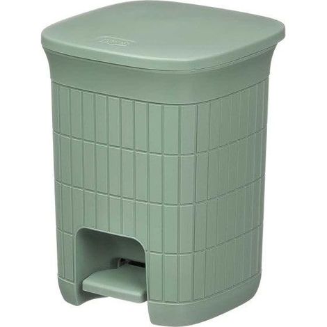 PATTUMIERA A PEDALE 'DOMUS' green tea - STEFANPLAST