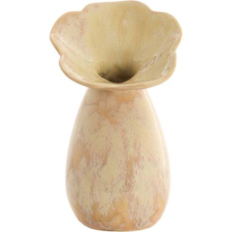 Vase céramique Culla pêche clair 11x20cm