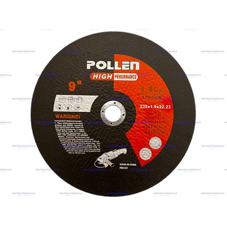25pcs Disque à tronçonner Pollen 230mm 1.9mm d'épaisseur - High Performance - Disque à tronçonner pour inox/métal (1/3)