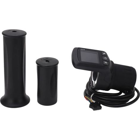 Kit compteur pour vélo électrique, panneau d'affichage LCD en ABS, demi-poignée et câble commun 5P, 24 V, 36 V, 48 V, 60 V (1/5)