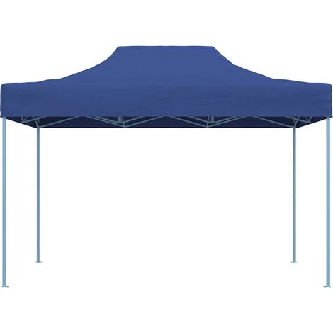 Maison Exclusive - Profi-Partyzelt Faltbar 3x4 m Stahl Blau (1/5)