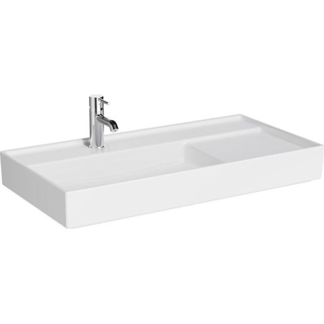 VITRA 7416B003-0041 Lavabo ArchiPlan 90x46cm asymétrique