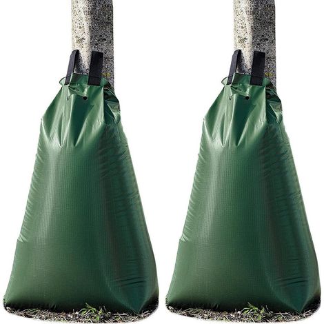 Sacs d’Arrosage pour Arbre en PE 20 Gallons, Lot de 2 Poches d’Irrigation Automatique (1/5)
