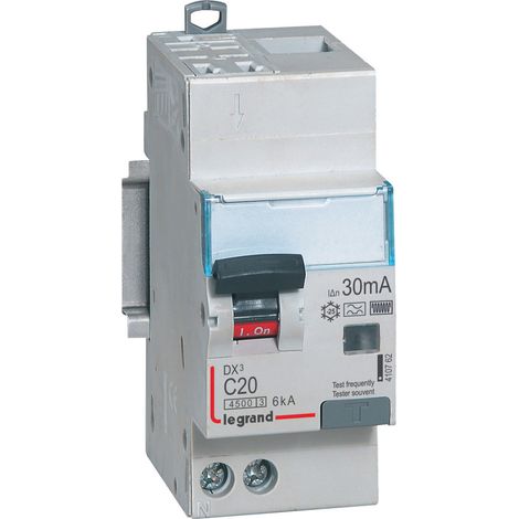 DX³ Interruttore automatico 1P+N curva C 20A 4,5/6kA Auto - LEG410762