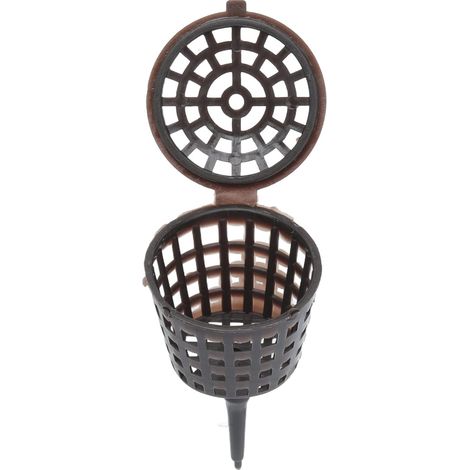 50 Pièces Paniers en Maille D'Engrais Plantation Tasses Nutritionnelles avec Couvercle Engrais de Jardin avec Couvercle pour Plante de Fleur de bonsaï D'orchidée (1/5)