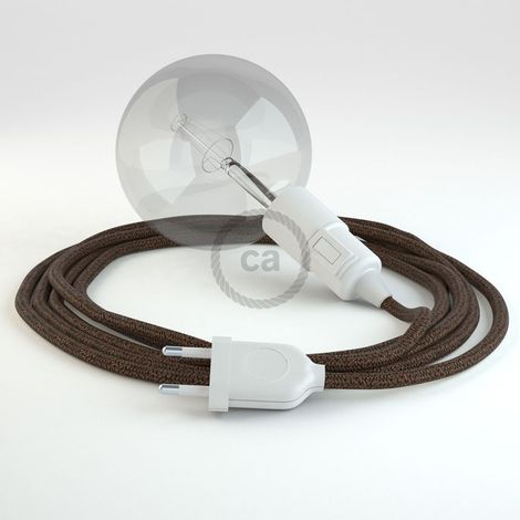 Lampe suspension creative-cables rl13 105W câble textile 3m (1/5)