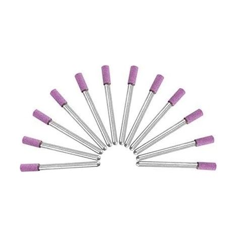 be in your mind 12pcs 3/8 Affûteur Tronçonneuse Compatible pour Polissage de Chaîne Tronçonneuse à Manucure，4.8mm (Arbre 3mm) (1/5)