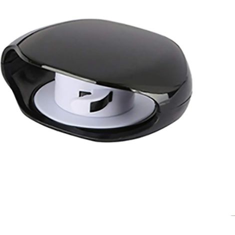 Enrouleur de câble pour écouteurs - Pratique pour éviter les nœuds - Rangement de câble pour la finition des câbles de données - Noir (1/4)