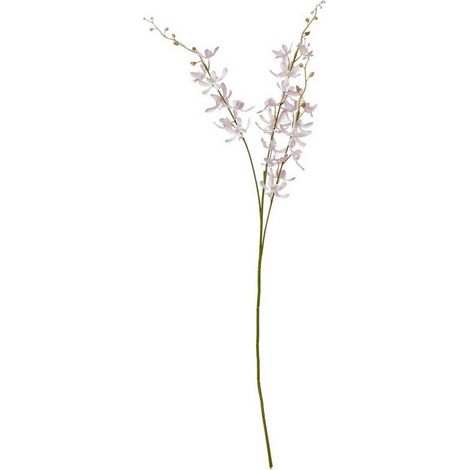 Cymbidium Spray (Single Stem Flower) - Plastic - L10 x W24 x H95 cm - Lilac