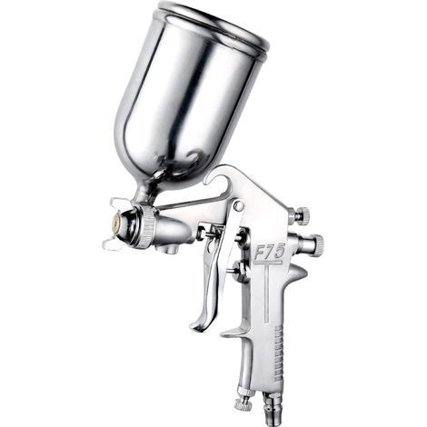 Pulvérisateur de peinture F-75, Pot supérieur pneumatique, pistolet de pulvérisation de revêtements automobiles à haute atomisation pour meubles F75 (1/5)