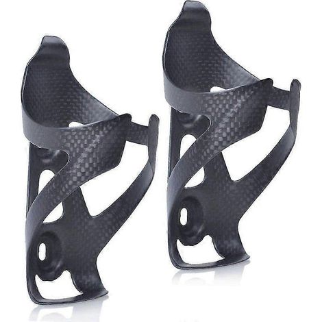 Set mit 2 ultraleichten Flaschenhaltern aus Carbonfaser für Rennräder und Mountainbikes. (1/5)