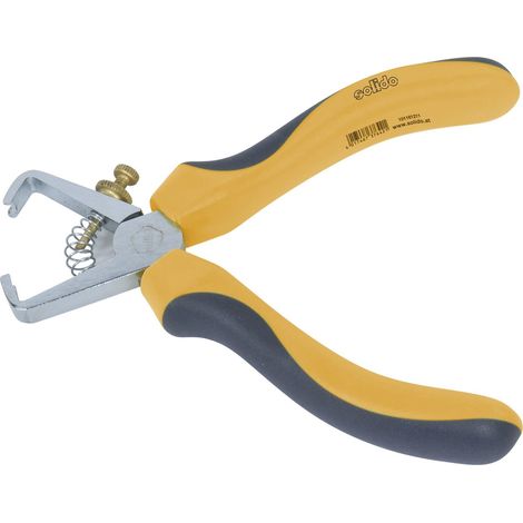 Pince à dénuder avec ressort et vis de réglage 0,6-10 mm² 160 mm