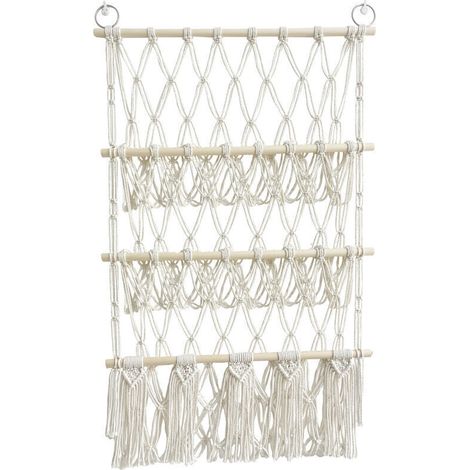 Rangement de jouets en peluche, organisateur suspendu pour chambre d'enfant, hamac, corde en coton tissée à la main, organisateur suspendu pour chambre d'enfant, salle de jeux (1/4)