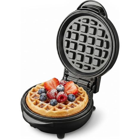 Appareil multifonction petit-déjeuner et desserts, gaufrier, presse-sandwich et grille-pain, machine électrique compacte et polyvalente pour cuisine (1/5)
