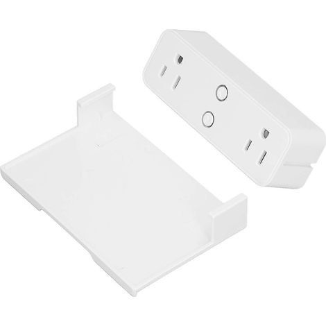 Multiprise avec Wi-Fi, télécommande BLE, deux prises, 10 A, 100–240 V CA