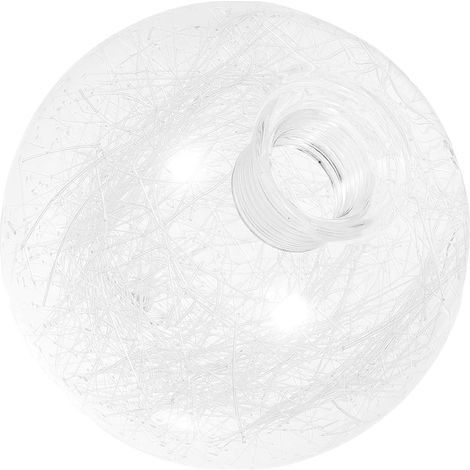 Globe Verre Lampe Abat-jour en Verre Rond pour Lampe à Filament G9 Design Fileté, pour Salon et Décoration Intérieure, Installation Facile et Esthétique Raffinée (1/5)