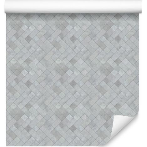 Carta da parati modernista effetto cemento per soggiorno e camera da letto, 50x1000 cm. (1/5)