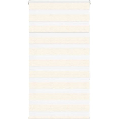 Doppelrollo Marmorbeige 90x150 cm Stoffbreite 85,9 cm Polyester