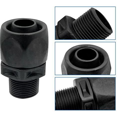 Kit de tuyau compatible Pentair 353020 – Pour pompe de surpression – Longueur 6 pieds avec adaptateurs (1/4)