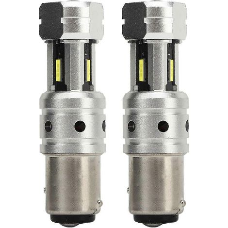 Ampoules LED 1157 de 2400 lm et 100 W pour feux de recul, clignotants et indicateurs.